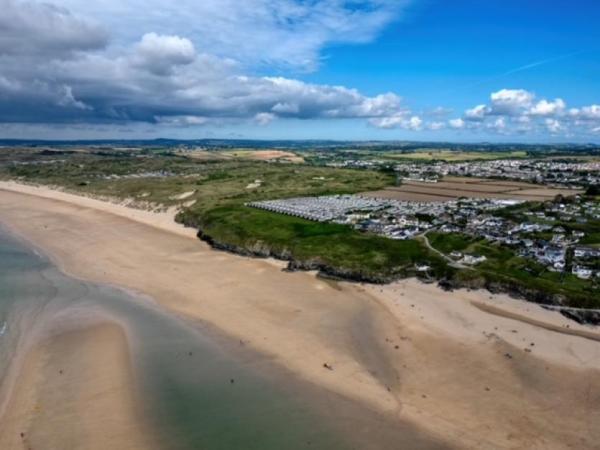 Hayle Towans seen from the air