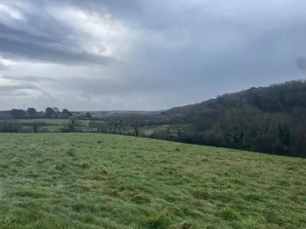 Vale of Lanherne on a stormy day
