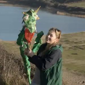 Alicia Breakspear and dragon