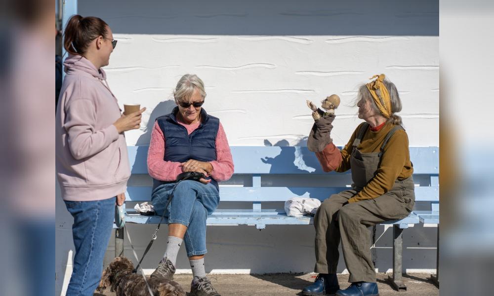 Street storytelling Looe quay
