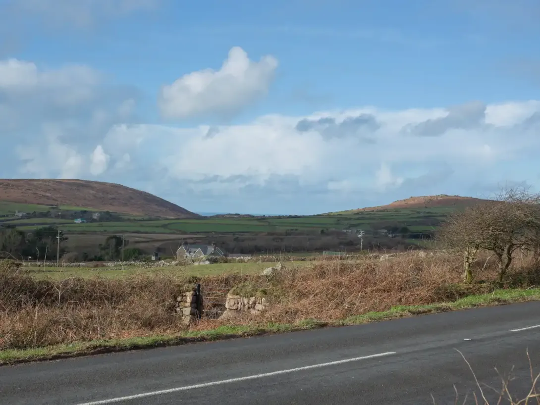 Road between Penzance and St Ives