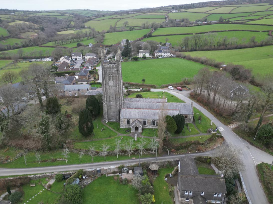 Cardinham from the air